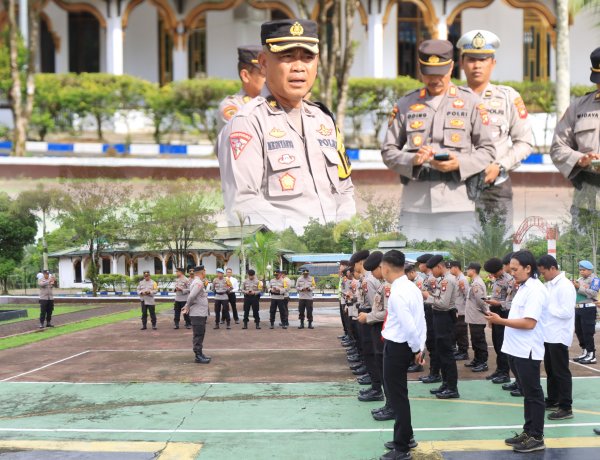 Apel Operasi "Mantap Brata Kapuas 2023-2024" Ditekankan Pentingnya Kesehatan dan Kewaspadaan Kamtibmas