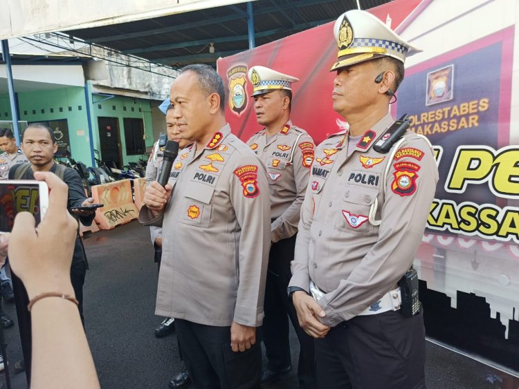 Konvoi Takjil di Makassar Ternyata Berkedok, Polrestabes Amankan Ratusan Kendaraan Bermotor