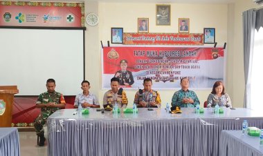 Kapolres Landak Kunjungan Kerja ke Kecamatan Menyuke