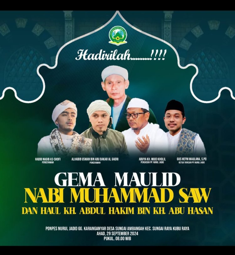 Ponpes Nurul Jadid Gelar Maulid Nabi Muhammad SAW dan Haul KH. Abd Hakim ke-11 dengan Khidmat