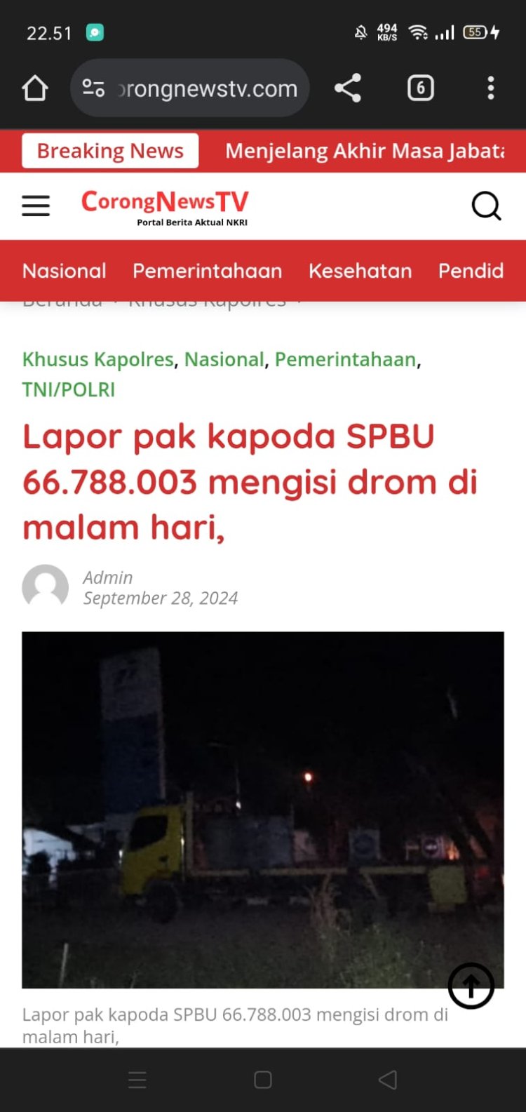 Parah! Media CorongKasusnews.com Memutarkan Balikan Fakta