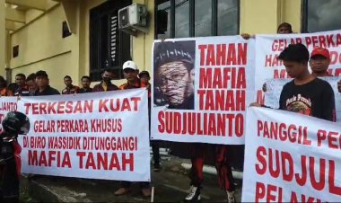 Pemuda Pancasila dan Korban Mafia Tanah Gelar Aksi Dukung Polda Kalbar Tuntaskan Kasus Tanpa Intervensi
