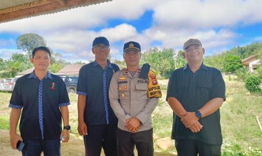 Kapolsek Menyuke Lakukan Silahturahmi Coolling System Di Kecamatan Menyuke