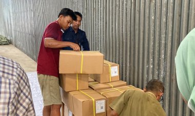 Polres Kubu Raya Amankan Kedatangan Logistik Surat Suara Pilgub Kalbar