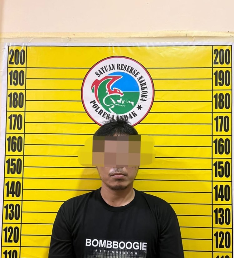 Gerak Cepat Satresnarkoba Polres Landak Kembali Lagi Bekuk Pengedar Sabu di Menjalin