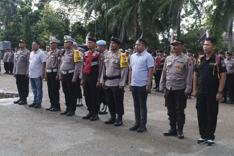 Satgas Operasi Mantap Praja Kapuas Melaksanakan Pengamanan Kampanye Salah Satu Paslon dihotel Orchad