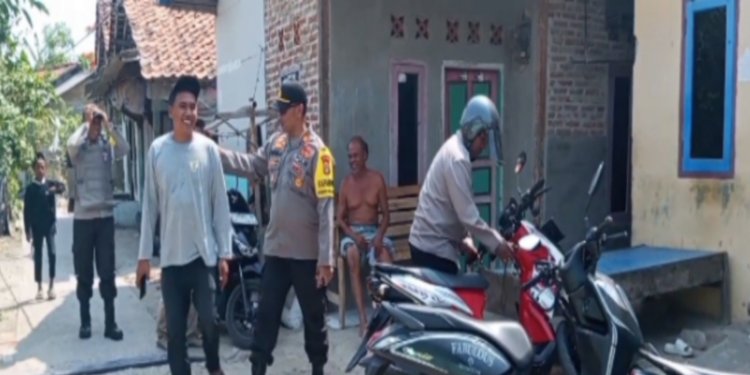 Dalam Menciptakan Situasi Kamtibmas Agar Tetap Aman dan Kondusif Kondusif AKP Hotma Sitompul Giat Sapa Warga