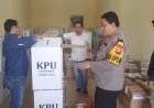 Pastikan Keamanan Logistik Jelang Tahapan Pemungutan Suara, Kapolres Sintang Cek Gudang Logistik