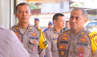 Tim Wasops Itwasda Polda Kalbar Laksanakan Supervisi, Cek Gudang Logistik Pastikan Kesiapan Jelang Tahapan pemungutan Suara