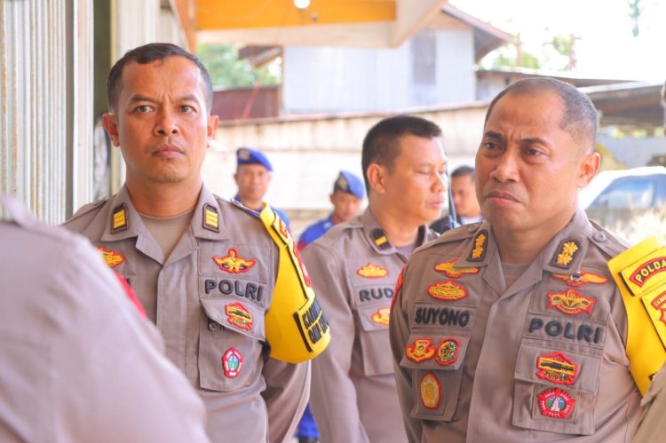 Tim Wasops Itwasda Polda Kalbar Laksanakan Supervisi, Cek Gudang Logistik Pastikan Kesiapan Jelang Tahapan pemungutan Suara