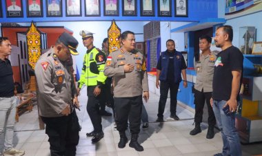 Pleno Tingkat PPK Rampung Kapolres Sintang Fokus Pengaman distribusi logistik ke Gudang KPU Sintang