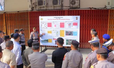 Rapat Pleno Terbuka Tingkat Kabupaten Polres Sintang Siagakan Ratusan Personel