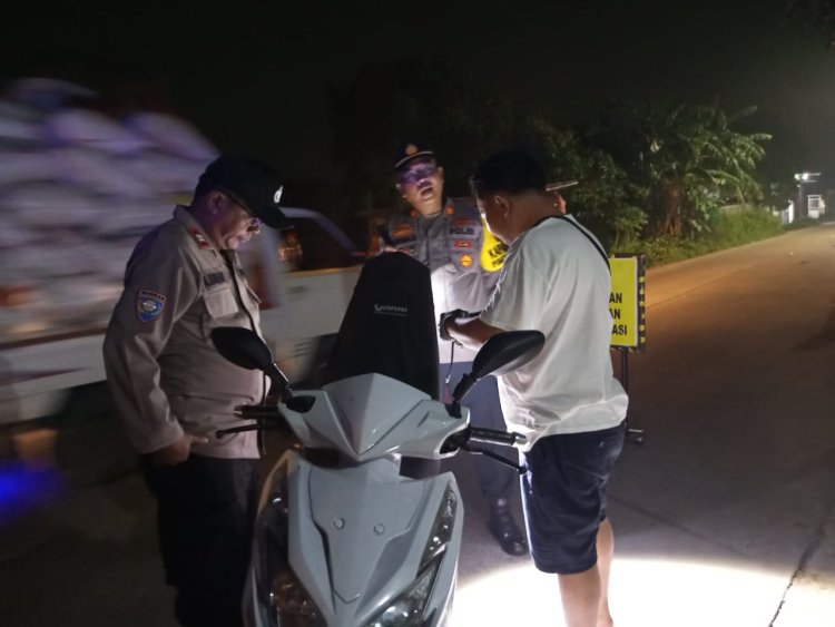 Kapolsek Pebayuran Melaksanakan Oprasi Kejahatan Jalanan Dalam Antisipasi 3C dan Street Crime