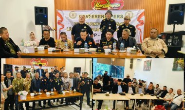 Konferensi pers lembaga investigasi negara terkait legalstanding kepemimpinan sebagai ketua umum terpilih