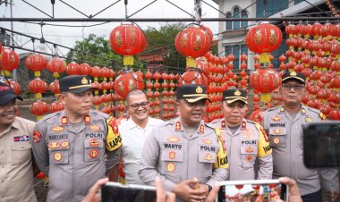 Polres Kubu Raya Kerahkan Ratusan Personel dan Gelar Patroli Skala Besar Amankan Perayaan Imlek