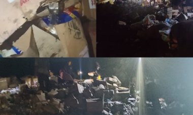 Viral!! Oknum Pendor Gudang Alfamart  Membuang Sampah Makanan Expired Ke Tong Sampah
