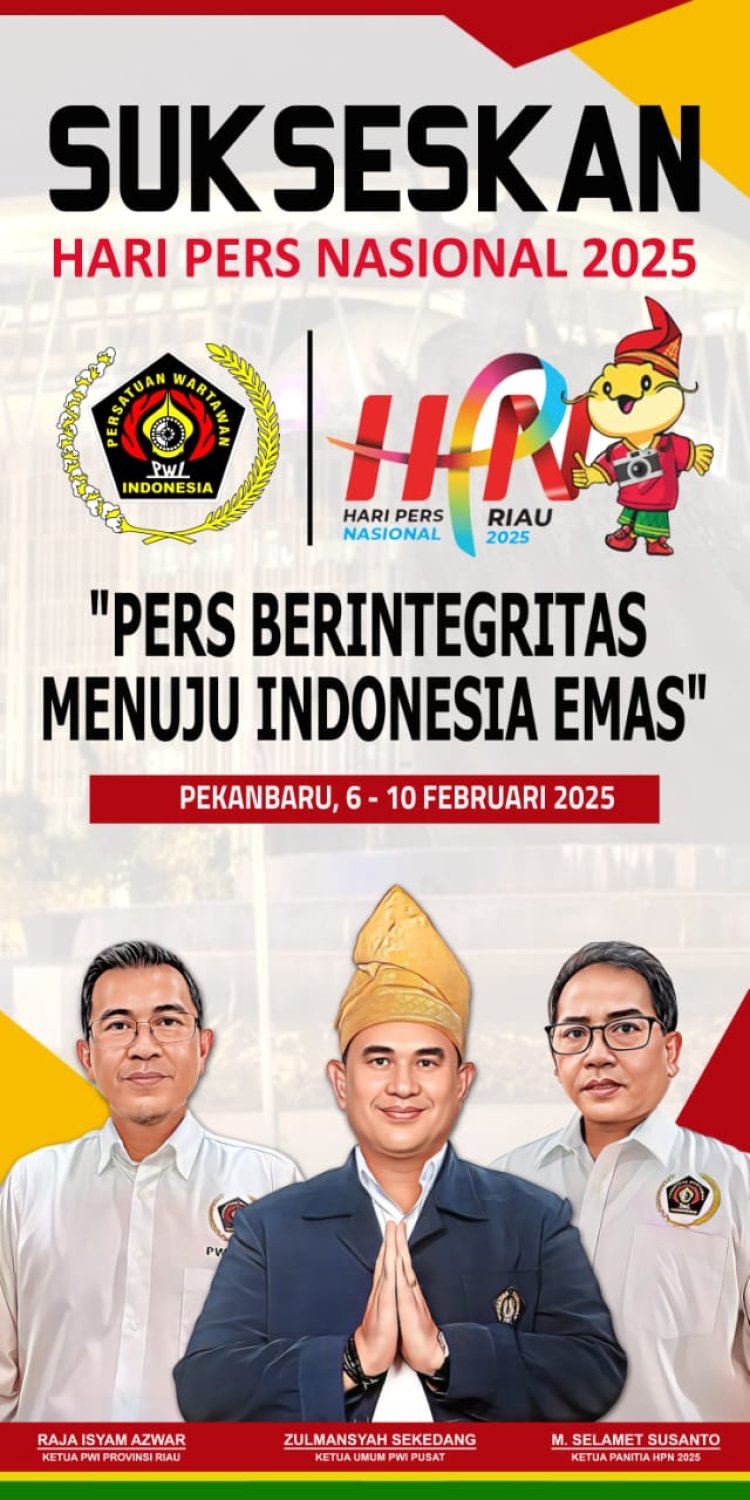 Puluhan Tokoh Pers Nasional Siap Hadiri HPN Riau 2025 