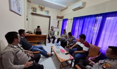 Gelar Anev Kinerja Kapolsek Kuala Behe Beri Penekanan Kepada Anggota Agar Bekerja Sesuai SOP 