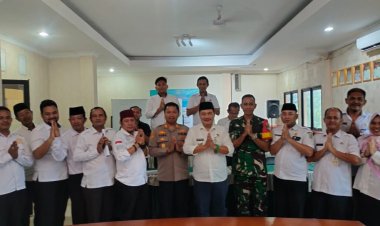 Kapolsek Tambelang Hadiri Rapat Minggon Tingkat Kecamatan Sukawangi 