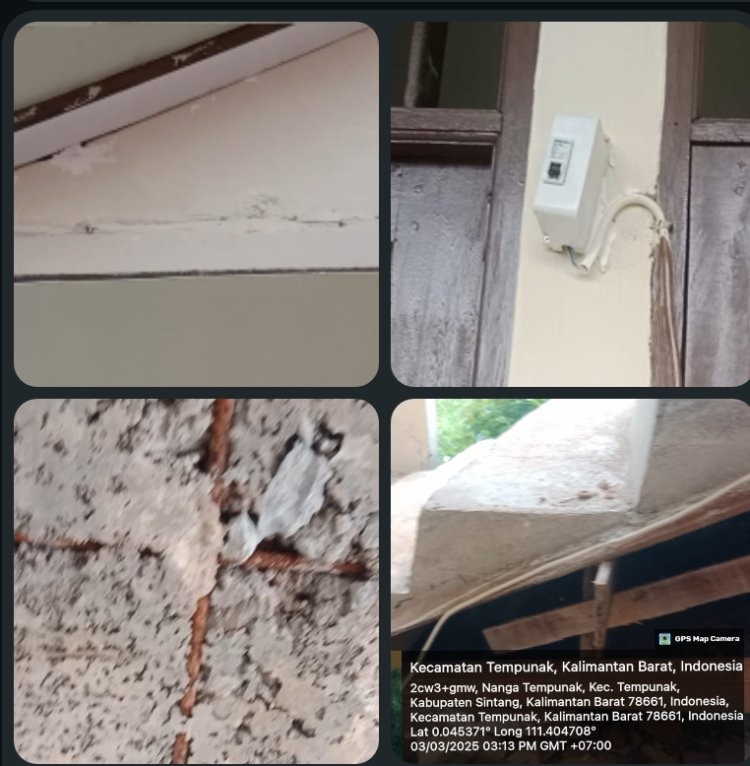 Disdikbud Kalbar Diharapkan Evaluasi Kinerja CV Praktisi Konstruksi Standart dan Kualitas Pembangunan SMAN 1 Tempunak Dipertanyakan !! 