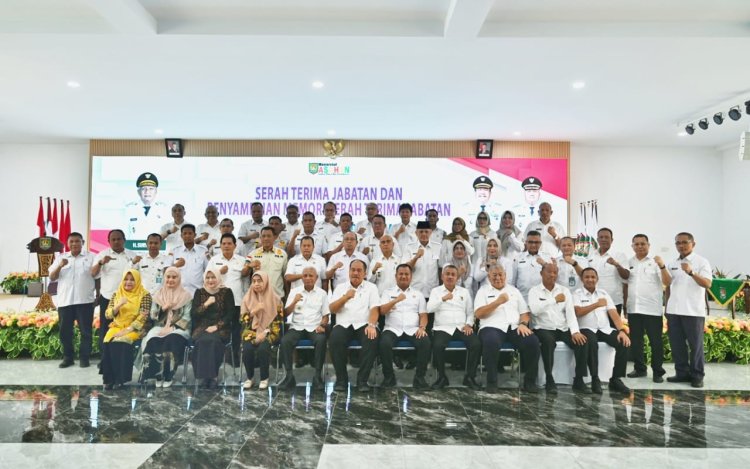 Serah Terima Jabatan Bupati Asahan Wagub Sumut Surya Ajak Selaraskan Pembangunan Pemkab Dan Pemprov