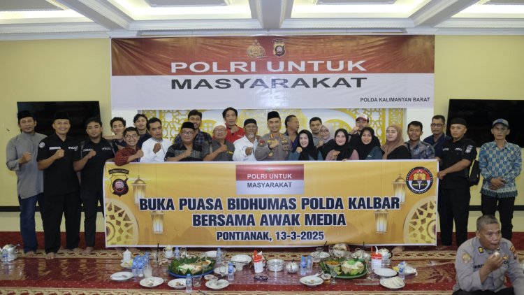 Polda Kalbar Laksanakan Buka Puasa Bersama Dewan Pers Pimpinan Redaksi Media, Dan Wartawan Kalimantan Barat