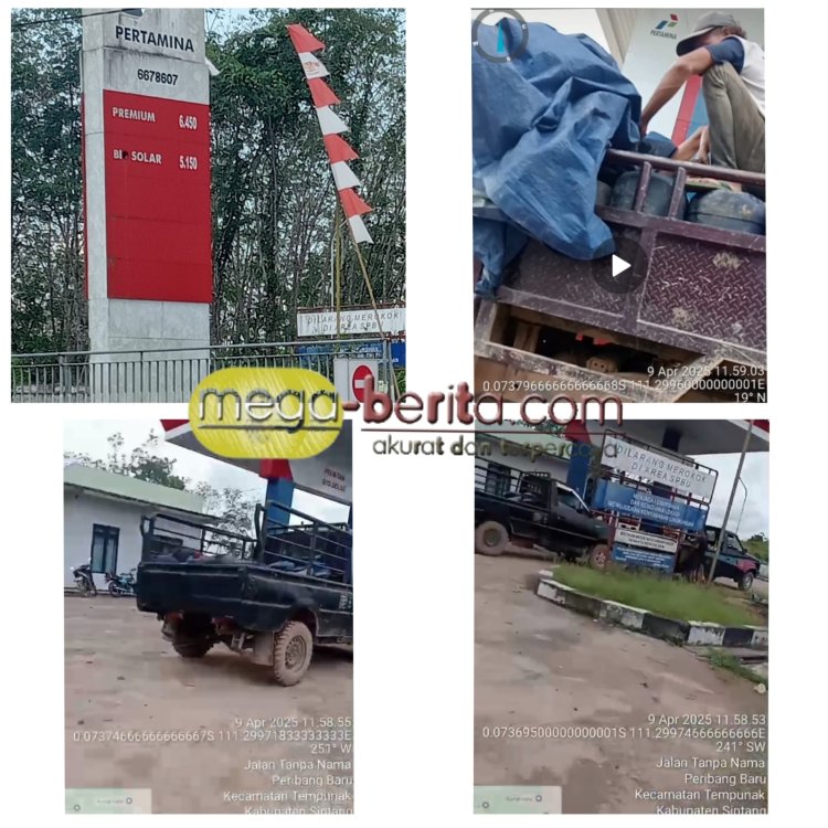 SPBU 3 T 66.786.07. Peribang Baru Di Duga Langgar Aturan Pendistribusian BBM Subsidi