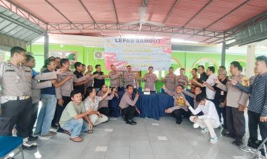 Polsek Serang Baru Gelar Lepas Sambut Berlangsung Haru