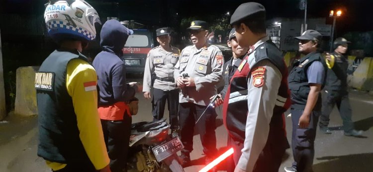 Dalam Rangka OPS Berantas Jaya-2025, Kapolsek Serang Baru Gelar Operasi Kehajatan Jalanan 
