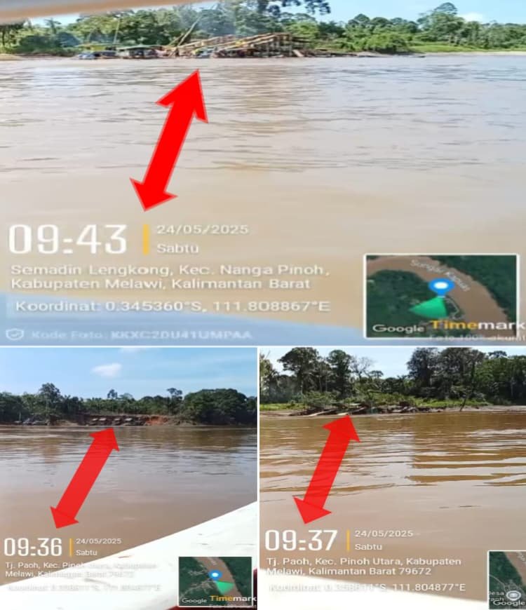 PETI Marak Di Sungai Melawi Polisi Membantah Bukti Bicara Lain Ada Apa dengan Penegakan Hukum di Melawi?