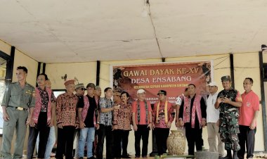 Gawai Dayak Ke-XV Desa Engsabang Sepauk Dengan Tema "Melestarikan Adat dan Budaya Mempersatukan Perbedaan"