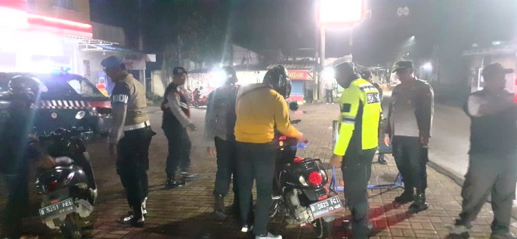 Kapolsek Serang Baru Gelar Oprasi Kejahatan Jalanan,Cegah Gangguan Kamtibmas 