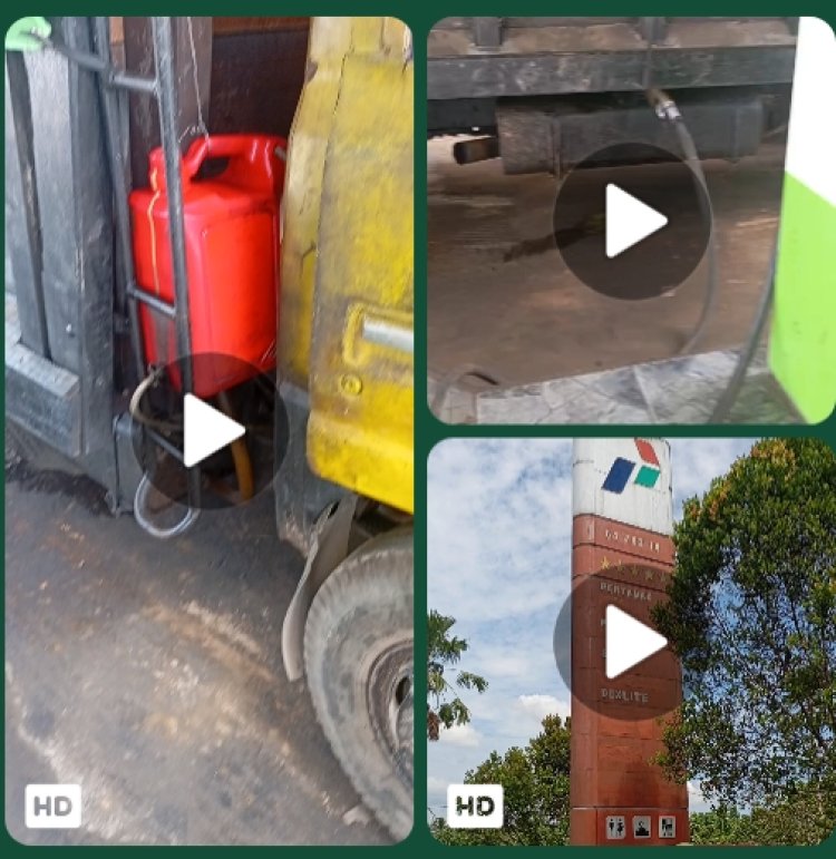 Diduga Lakukan Pengisian BBM Ilegal, Truk Kuning di SPBU Sungai Nipah Jadi Sorotan