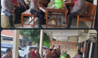 Polsek Serang Baru Gelar Acara Syukuran Kenaikan Pangkat Anggota 