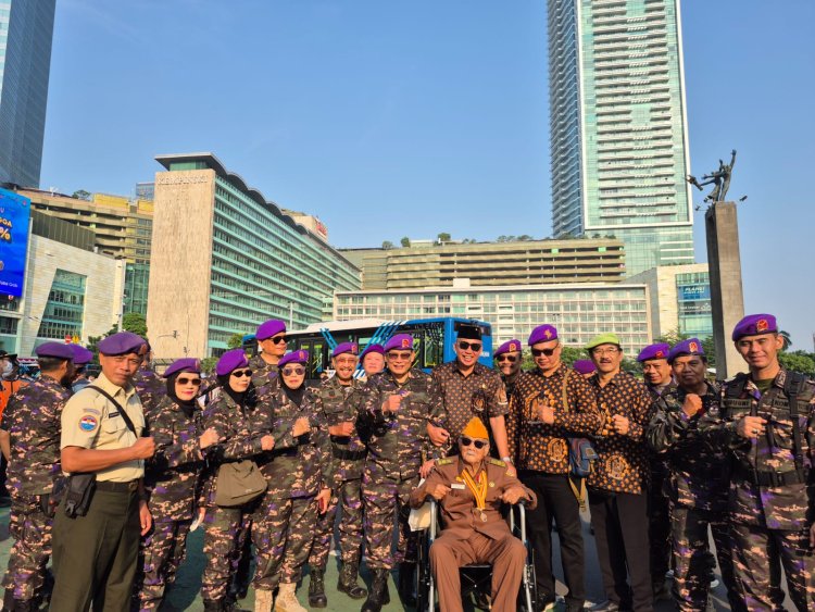 Komenwa Indonesia (KI) Mengikuti Kirab Hari Nasional Veteran 2025