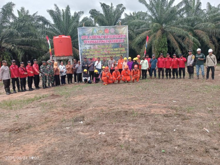 Tim Brigade Api.Apel Gabungan Kesiapsiagaan penanggulangan karhutla 