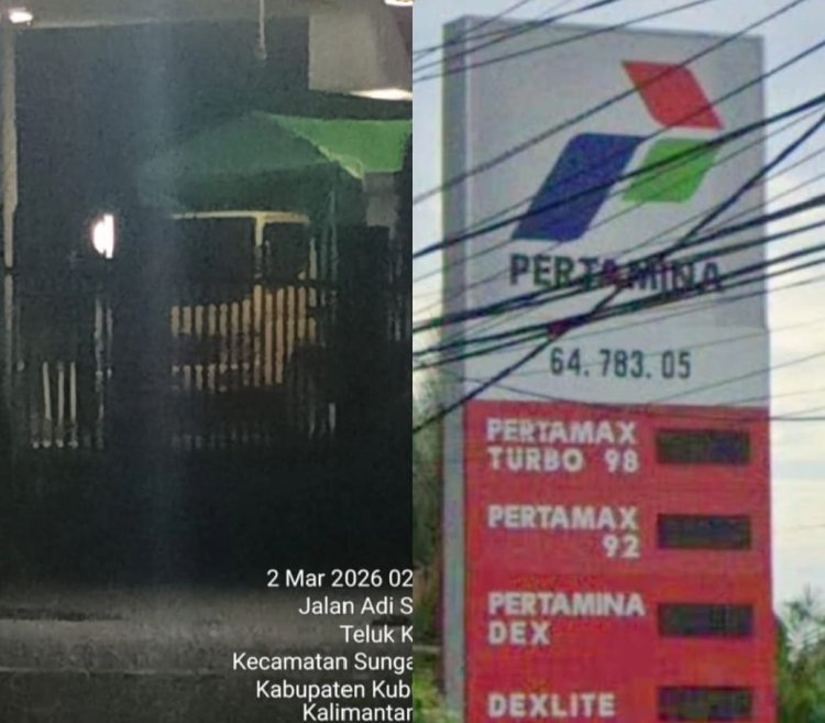 Diduga Ada Permainan Solar Subsidi di Kubu Raya Truk Tanpa Nopol Isi BBM Berjam jam, Berakhir di Lokasi Penampungan Misterius