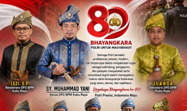 Dirgahayu Bhayangkara ke-80, Ketua DPD Barisan Pemuda Melayu Kubu Raya Beri Apresiasi kepada Polri