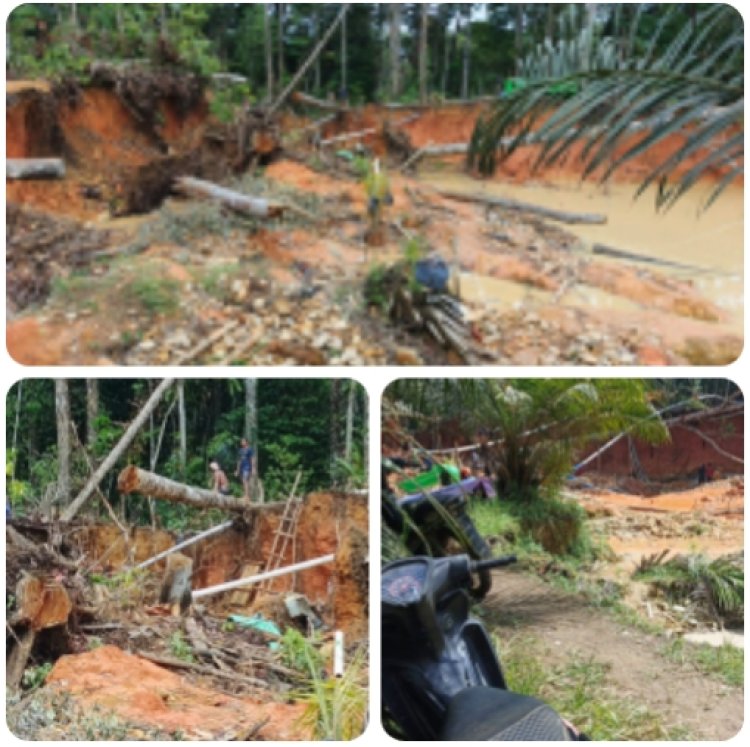 Dugaan Aktivitas PETI Kembali Marak di Nanga Taman Sekadau, inisial KK kordinator lama kembali